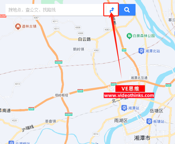 在电脑上怎么用地图查两地距离 1750949370509